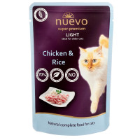 Nuevo Cat Light влажный корм с курицей для котов с лишним весом, 85 г