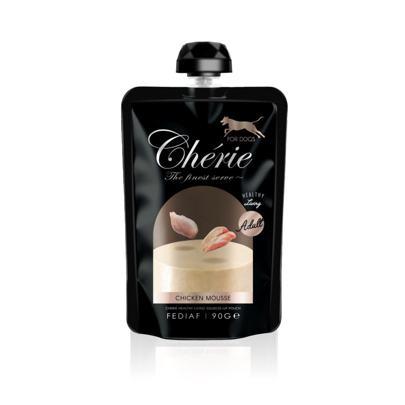 Cherie Pouch Chicken Mousse Dog влажный корм с курицей для собак, 90 гр