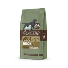 Quattro Adult All Breed Duck сухий корм із качкою для собак, 12 кг