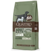 Quattro Adult All Breed Sensitive Lamb сухий корм із ягнятиною для собак, 12 кг
