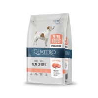 Quattro Adult Mini Salmon сухий корм із лососем для собак малих порід, 1.5 кг