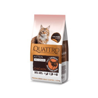 Quattro Cat Kitten Chicken сухий корм з куркою для кошенят, 1.5 кг