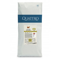 Quattro Cat Adult Duck сухой корм с уткой для котов, 15 кг