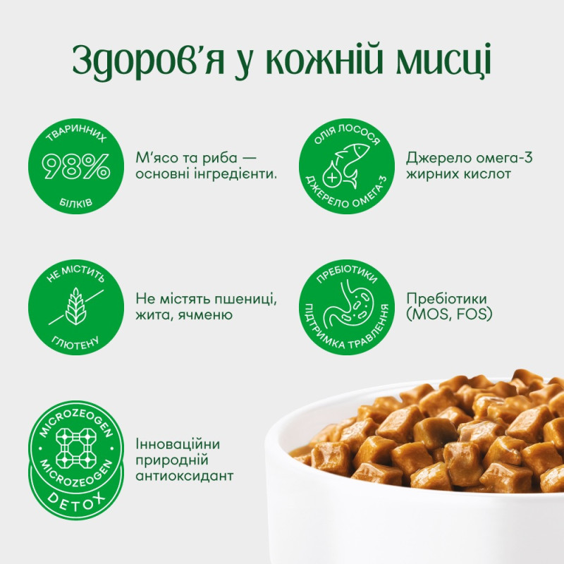 Nature's Protection Prime Multiple Functions Cats Set набор влажного корма для котов, 4 шт х 85 г - фото 3