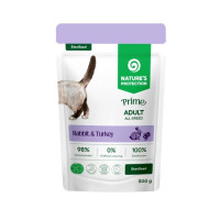 Nature's Protection Prime Sterilised Cats Rabbit and Turkey влажный корм с кроликом и индейкой для стерилизованных котов, 300 г