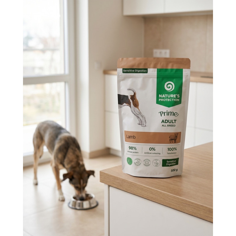 Nature's Protection Prime Sensitive Digestion Dogs Lamb вологий корм з ягнятиною для собак, 500 г - фото 3