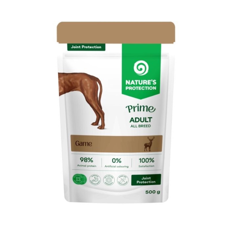 Nature's Protection Prime Joint Protection Dogs Game влажный корм для укрепления суставов у собак, 500 г