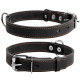 Collar шкіряний нашийник для собак, 38-50 см, чорний - фото 2