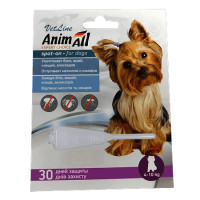 AnimAll VetLine Spot-On краплі від бліх та кліщів для собак вагою 4-10 кг
