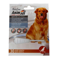 AnimAll VetLine Spot-On краплі від бліх та кліщів для собак вагою 20-30 кг