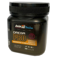AnimAll VetLine Omega Pro витамины с Омега-3 для собак средних пород, 200 табл