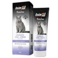 AnimAll VetLine Antistress фитопаста с успокаивающим действием для котов, 100 мл