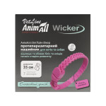 AnimAll VetLine Wicker нашийник від бліх та кліщів для собак та котів, 35 см, рожевий