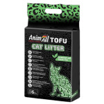 AnimAll Tofu Green Tea соевый наполнитель для кошачьего туалета с ароматом зеленого чая, 6 л