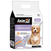 AnimAll Puppy Training Pads одноразовые пеленки для собак с ароматом лаванды, 60×60 см, 10 шт