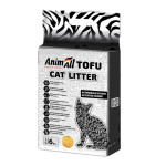 AnimAll Tofu Carbon соевый наполнитель с активированным углем для кошачьего туалета, 6 л