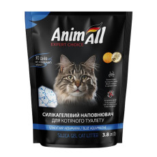 Animall Blue Aquamarine силікагелевий наповнювач для котячого туалету, 3.8 л
