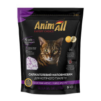 AnimAll Premium Purple Amethyst силикагелевый наполнитель для кошачьего туалета, 5 л