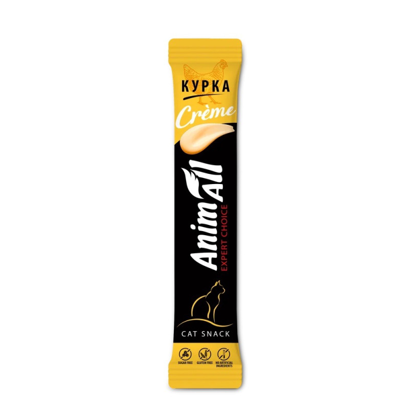 AnimAll Сreme Chicken жидкое лакомство для котов с курицей, 6 шт х 15 гр - фото 3