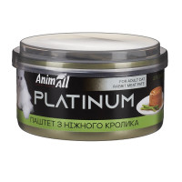 AnimAll Platinum Rabbit вологий корм для котів з кроликом, 70 г