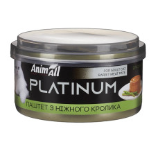 AnimAll Platinum Rabbit вологий корм для котів з кроликом, 70 г