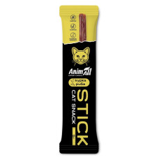 AnimAll Cat Snack Stick ласощі для котів з куркою, 5 гр