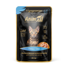 AnimAll Cat Tuna влажный корм для котов с тунцом, 80 гр