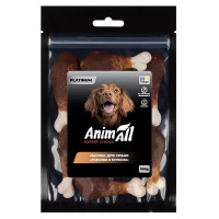 AnimAll Platinum лакомство для собак голень с курицей, 100 гр
