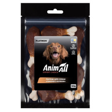 AnimAll Platinum лакомство для собак голень с курицей, 100 гр