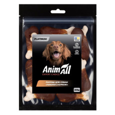 AnimAll Platinum лакомство для собак голень с курицей, 200 гр