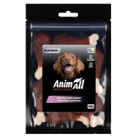 AnimAll Platinum лакомство для собак голень с уткой, 100 гр