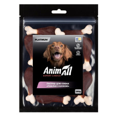 AnimAll Platinum лакомство для собак голень с уткой, 200 гр