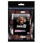 AnimAll Platinum ласощі для собак гантель з качкою, 100 гр