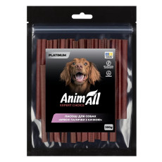 AnimAll Platinum Snack Dog Duck лакомство для собак с уткой, 200 гр