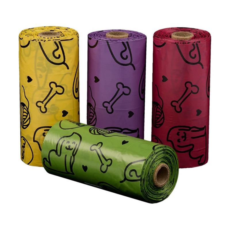 AnimAll Waste Bag набор пакетов для уборки за собакой, 4 х 15 шт - фото 2