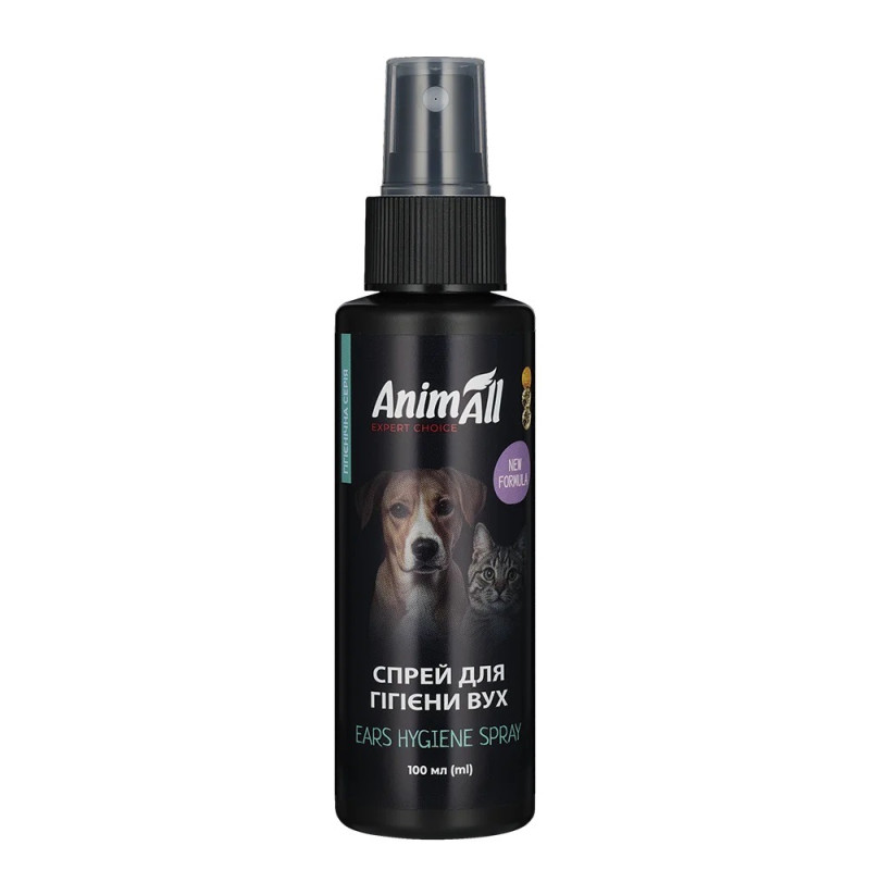 AnimAll Ears Spray спрей для догляду за вухами собак та котів, 100 мл