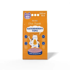 Modes Tofu Lavender соевый наполнитель для кошачьего туалета с ароматом лаванды, 6 л