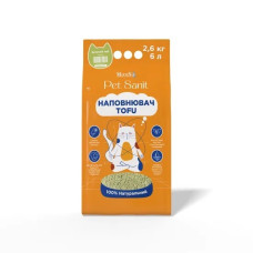 Modes Tofu Green Tea соевый наполнитель для кошачьего туалета с ароматом зеленого чая, 6 л