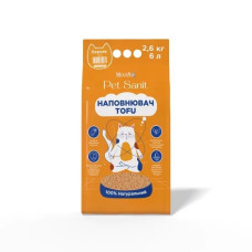 Modes Tofu Peach соевый наполнитель для кошачьего туалета с ароматом персика, 6 л