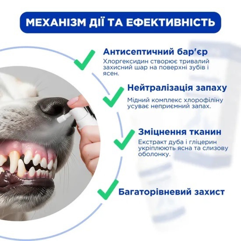 Modes VetSmile спрей для ухода за зубами собак и котов, 50 мл - фото 3
