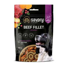 Savory Fillet Urinary Beef лакомства для собак для профилактики МКБ, 100 г