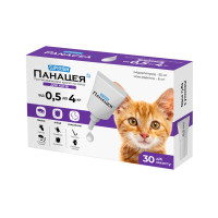Супериум Панацея противопаразитарные капли на холку для котов 0.5-4 кг, 1 пип