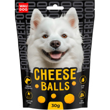 Waudog Dog Treats Cheese Balls лакомство для собак с сыром, 30 г