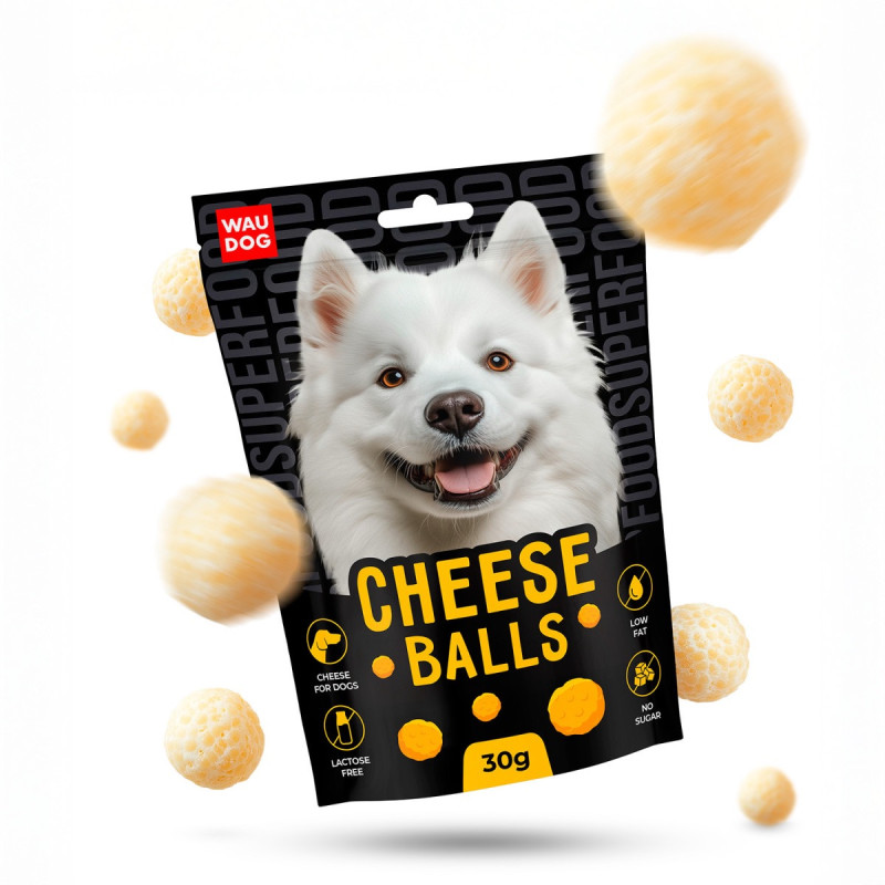 Waudog Dog Treats Cheese Balls лакомство для собак с сыром, 30 г - фото 3