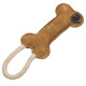 DoggyMan Leather Bone іграшка для собак, 25 см