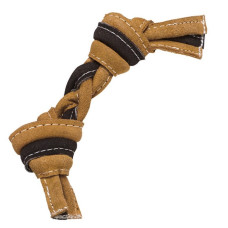 DoggyMan Leather Rope Bone игрушка для собак, 25 см