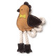DoggyMan Leather Chicken With Rope іграшка для собак, 21 см