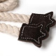 DoggyMan Leather Chicken With Rope игрушка для собак, 21 см - фото 4