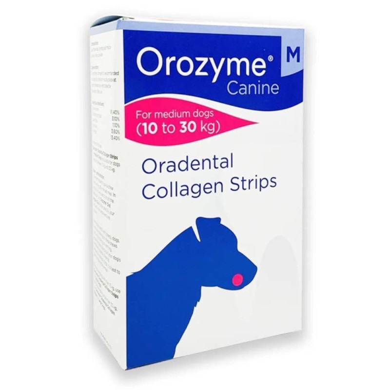 Orozyme жевательные лакомства для чистки зубов у собак средних пород