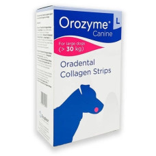 Orozyme жевательные лакомства для чистки зубов у собак крупных пород